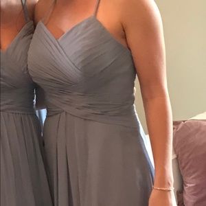 Azazie Cecelia Dusty Blue A4 Bridesmaid dress